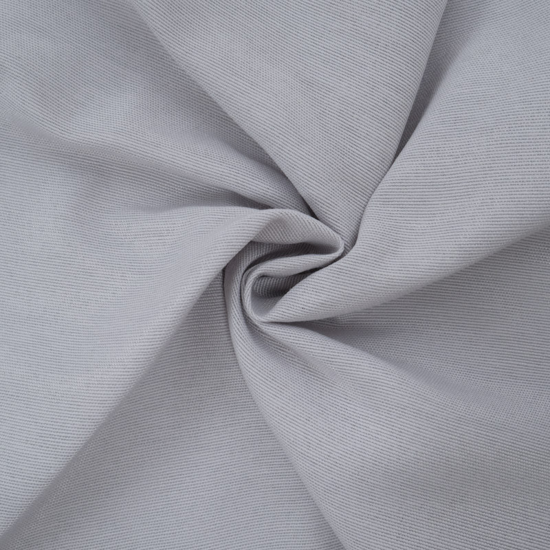 280 cm Mouse Gray Cotton-Polyester Canvas - Maison Klem